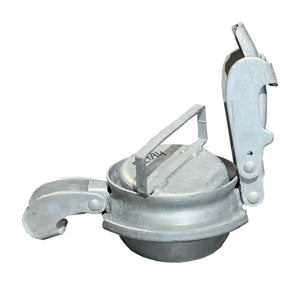 B6B - Galvanised Steel Male End Plug with Lever Ring