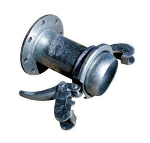 B46 - Galvanised Steel Flanged Male Coupling with Lever Ring